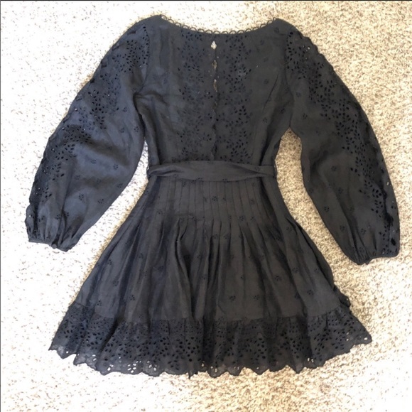 Traded💞! Zimmermann sz 1 eyelet ruffle sundress - Picture 6 of 8